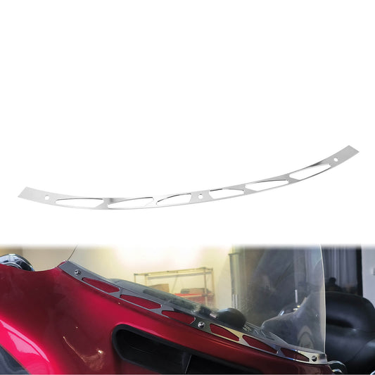 Slots Fairing Windshield Trim Chrome Fit For Harley Touring Tri Electra Glide 2014 | HCmotorku