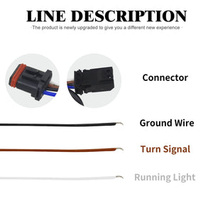 Windshield Trim Aluminum Turn Signals LED Light Chrome For Harley Road Glide 2015-UP | HCmotorku
