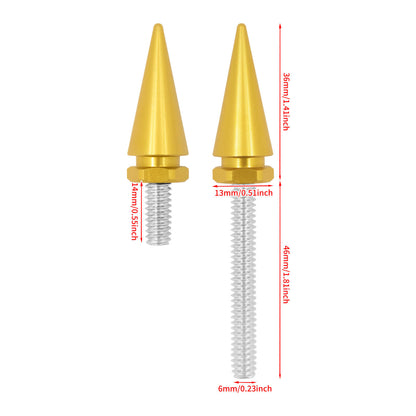 Gold Fairing Windshield Windscreen Trim Bolt Screws Fit For Touring Glide 2014-2023 | HCmotorku