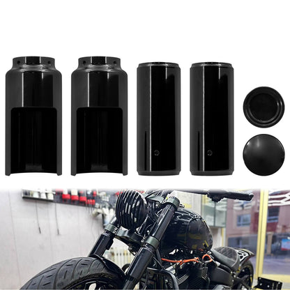 Front Fork Top Slid Cover Shock Absorber Covers Fit For Harley Softail FXBB 2018-UP | HCmotorku