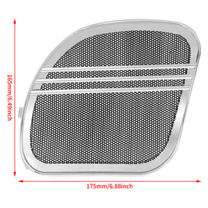 Tri-Line Speaker Grills Cover Trim Chrome Fit Road Glide 2015-2025 | HCmotorku