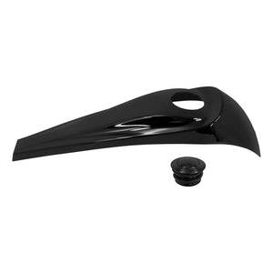 Dash Fuel Console Gas Tank Cap Cover Smooth Black Fit For Harley Touring 2008-2023 | HCmotorku