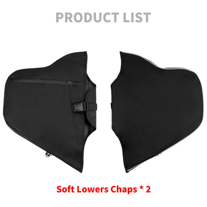 Soft Lower Leg Warmer Crash Bar Bags Fit For Harley Softail FLSL 2018-2023 | HCmotorku