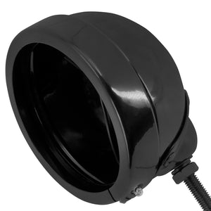 2x 4.5" LED Fog Light Housings Mount Bracket Black Fit Touring Softail Models | HCmotorku