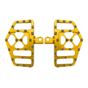Passenger Floorboards Foot Pegs Gold For Harley Softail Touring 1986-2025 | HCmotorku
