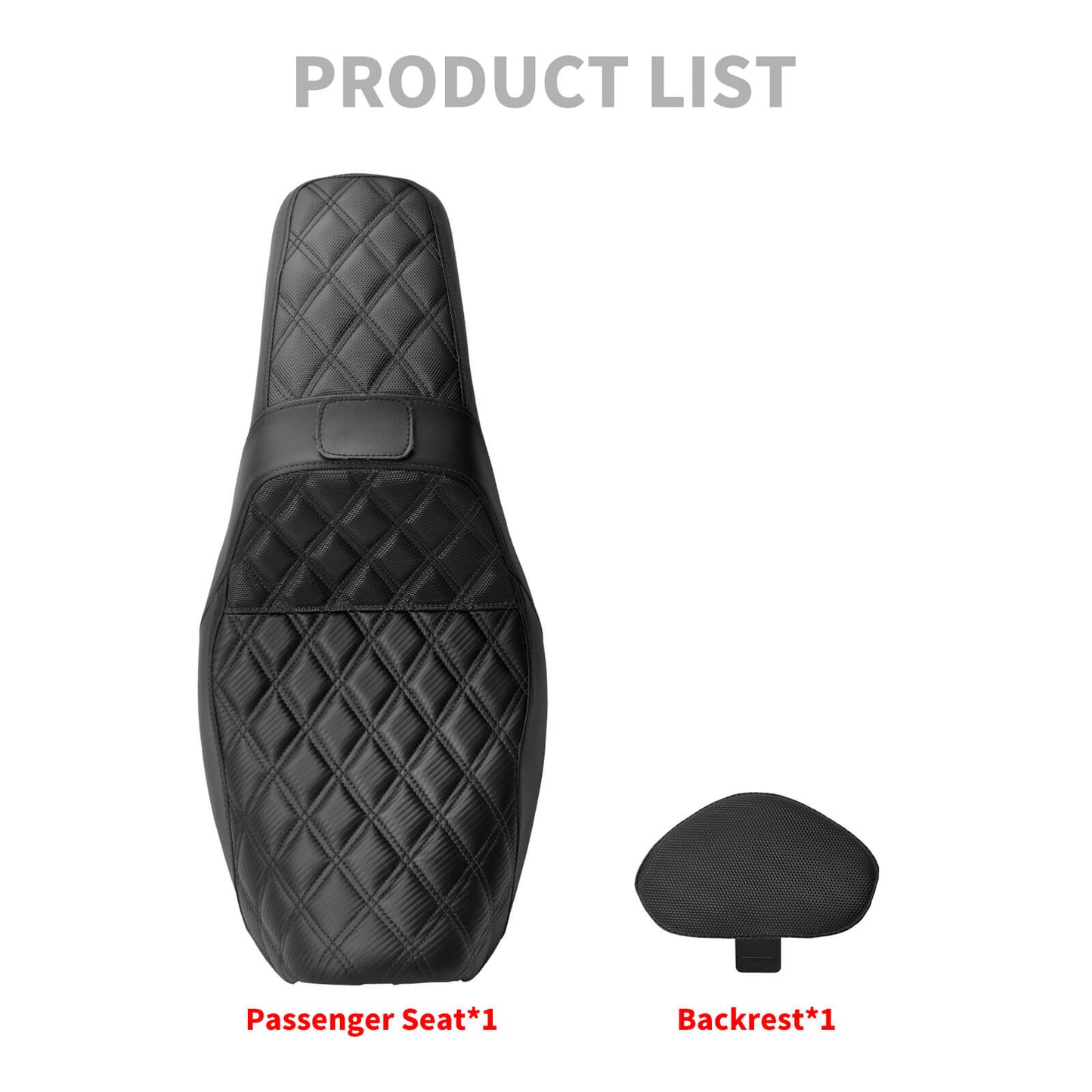 Two-Up Seat Rider Passenger Black Line Fit For Harley Dyna 2006-2017 | HCmotorku