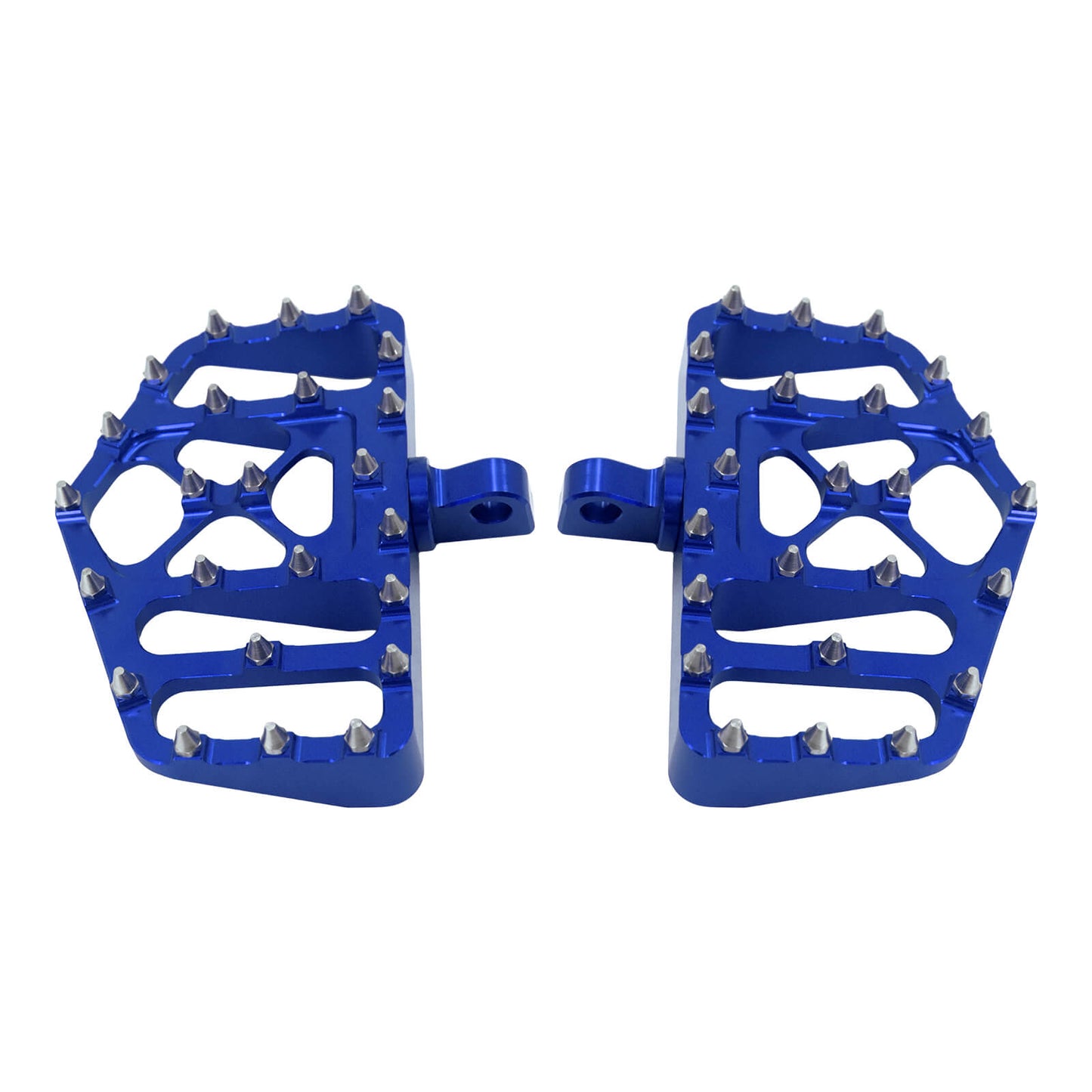 MX Style Foot Pegs Floorboard Blue For Harley Touring Dyna Softail Sportster | HCmotorku