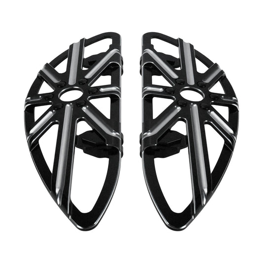CNC Stretched Harley Rider Footboards Fit Touring Softail | HCmotorku