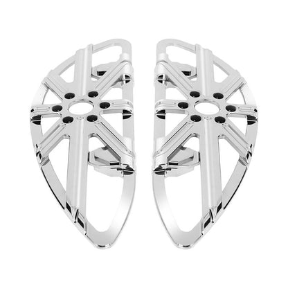CNC Stretched Harley Rider Footboards Fit Touring Softail | HCmotorku