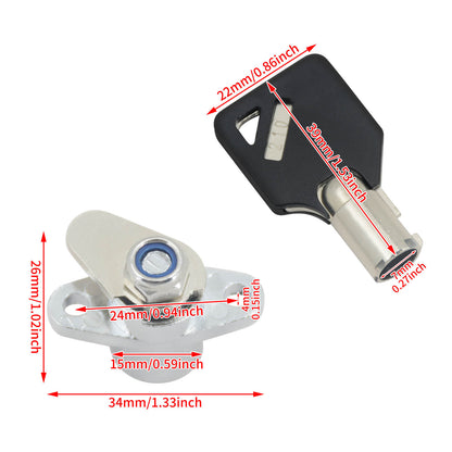 Motorcycle Saddlebag keys Lock Set For Harley Touring 1993-2013 | HCmotorku