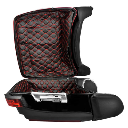 King Tour Pack Liner Trunk Carpet w/ Red Thread Fit For Hayley Touring 2014-2023 | HCmotorku