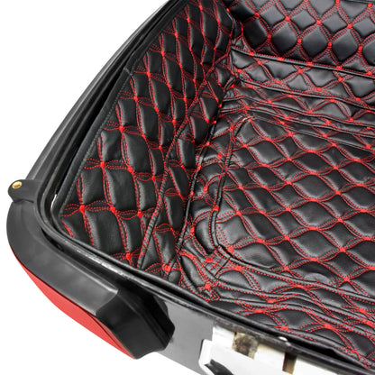 King Tour Pack Liner Trunk Carpet w/ Red Thread Fit For Hayley Touring 2014-2023 | HCmotorku