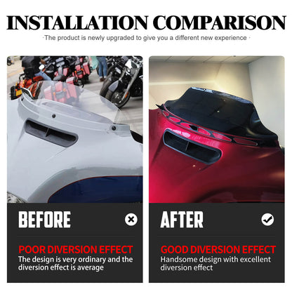 6.8" Wave Windshield for Harley Touring 2014-2021 | HCmotorku