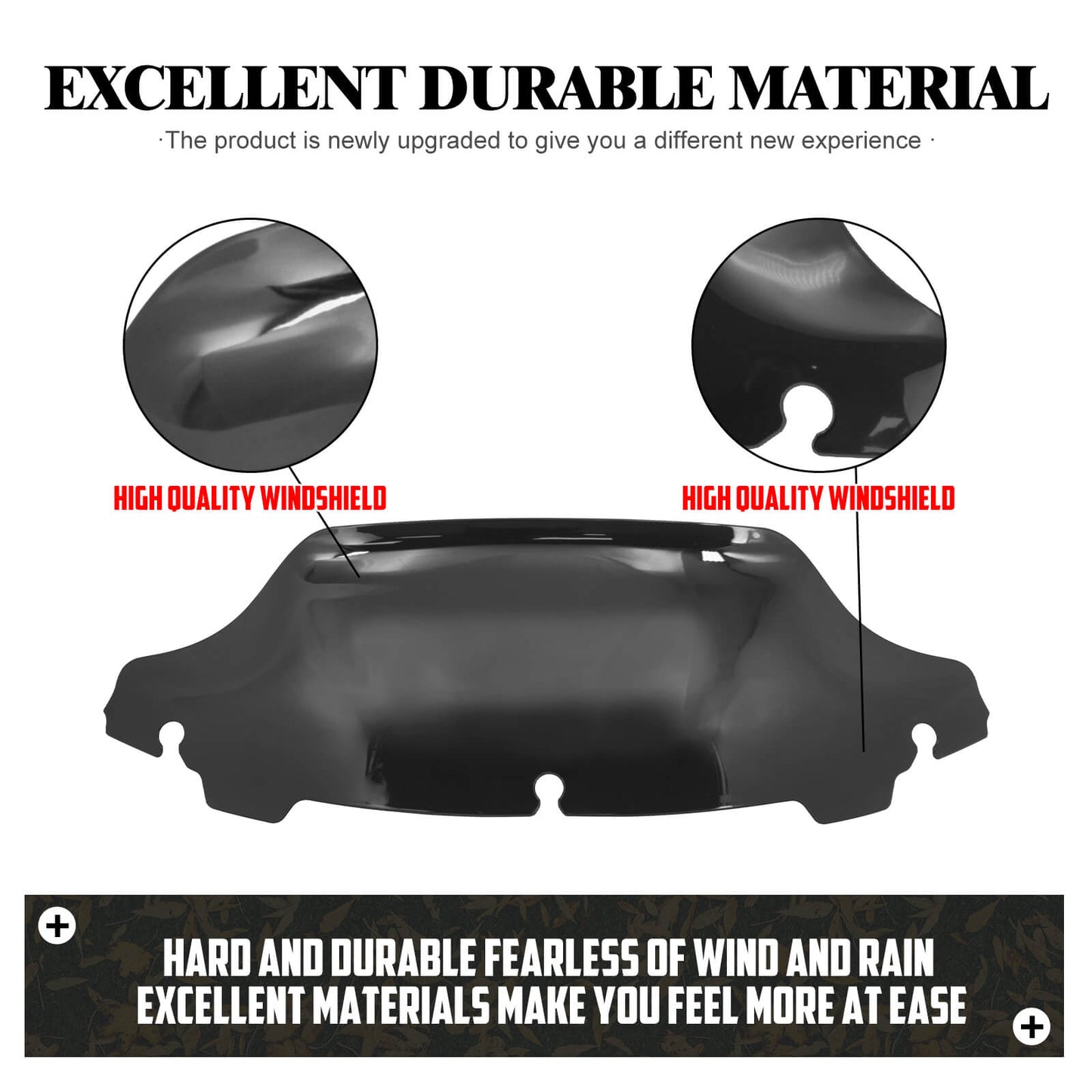 6.8" Wave Windshield for Harley Touring 2014-2021 | HCmotorku