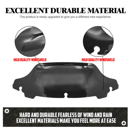 6.8" Wave Windshield for Harley Touring 2014-2021 | HCmotorku