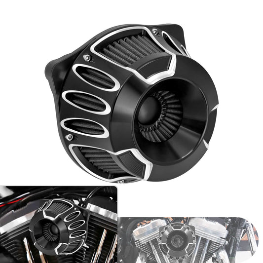 Hollow Air Cleaner Filter Gray Intake For Harley Dyna FXDLS 2017 Touring 2008-2016 | HCmotorku