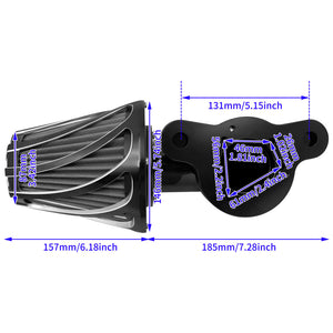 Air Cleaner Filter Grey Element Intake Fit For Harley Sportster XL 48 72 2004-2022 | HCmotorku