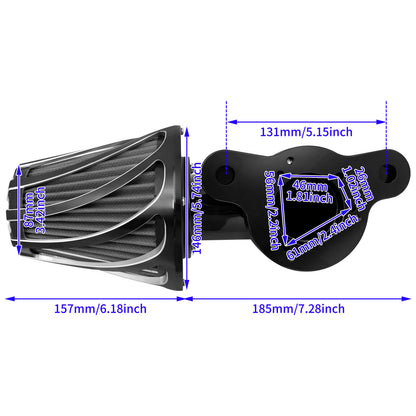 Air Cleaner Filter Grey Element Intake Fit For Harley Sportster XL 48 72 2004-2022 | HCmotorku