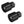 Crash Bars 4* Black Slider Cap Saddlebags Guards For Harley Touring Road Street Glide 2009-2025 | HCmotorku