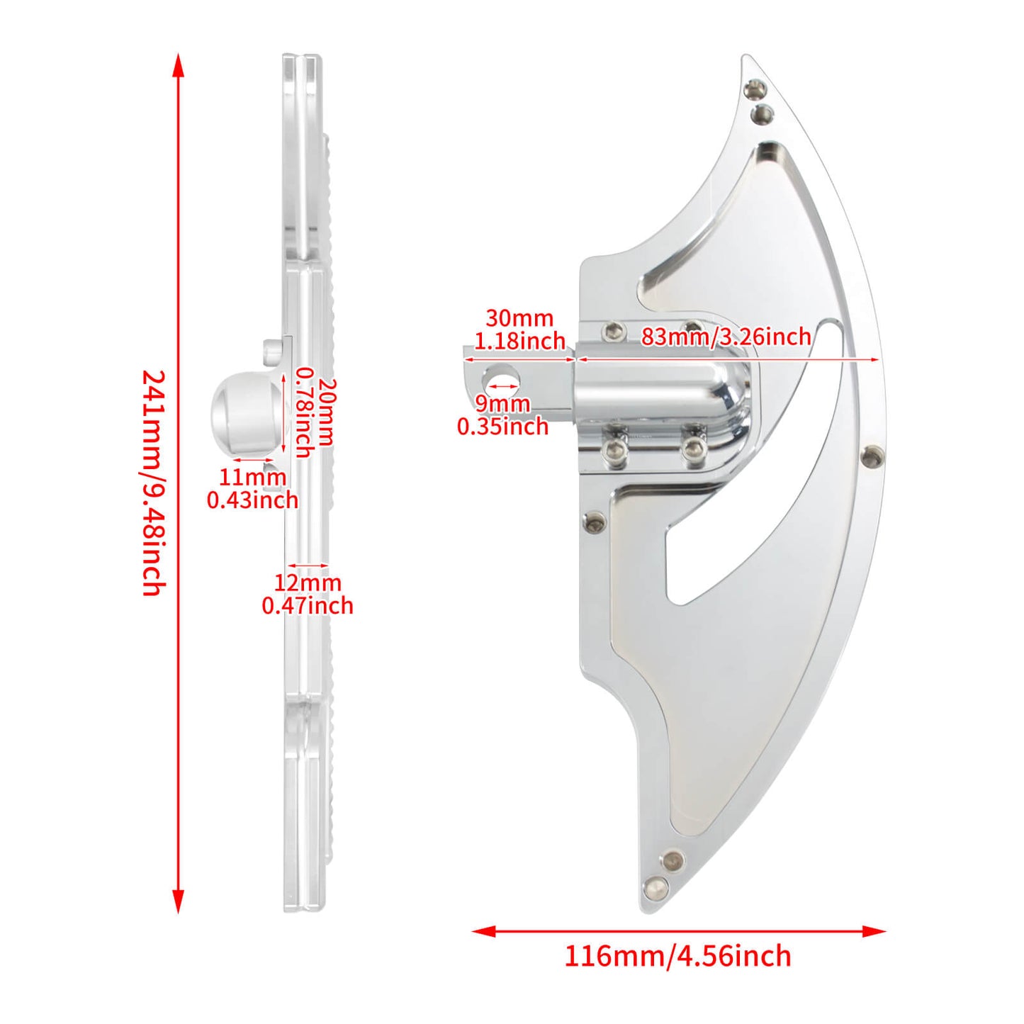 Rider Floorboards Rear Footpeg Footboards Shift Lever Pegs Pedal Fit For Harley | HCmotorku