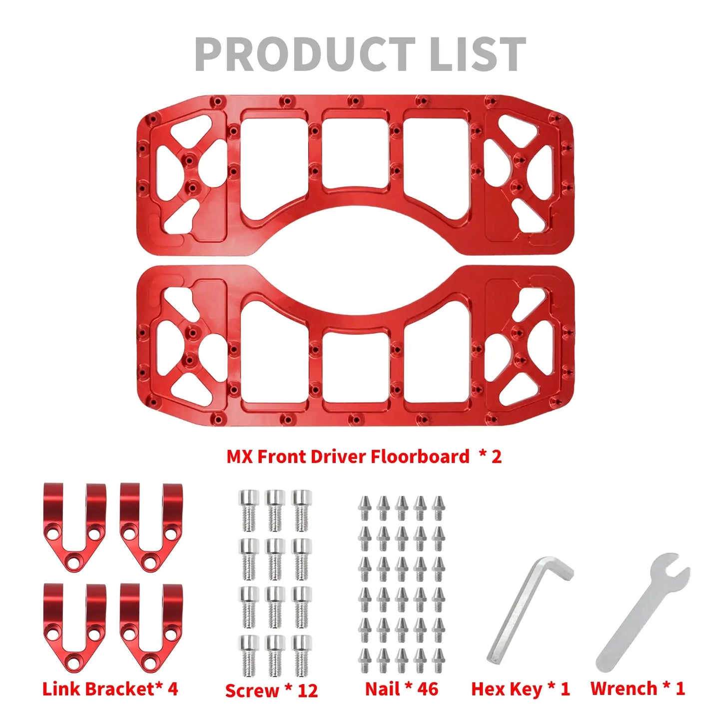 CNC Wide Offroad Rider Floorboards For Harley Touring 1986-2025 Softail | HCmotorku