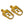 CNC Wide Foot Pegs Floorboards Set Offroad Chopper Bobber Style Gold For Harley | HCmotorku