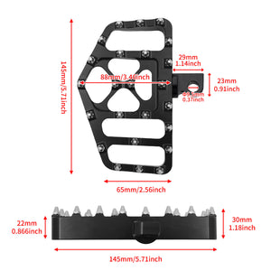 Mx Style Floorboards Brake Pedal Cover Kit Black Fit For Harley Touring Softail | HCmotorku