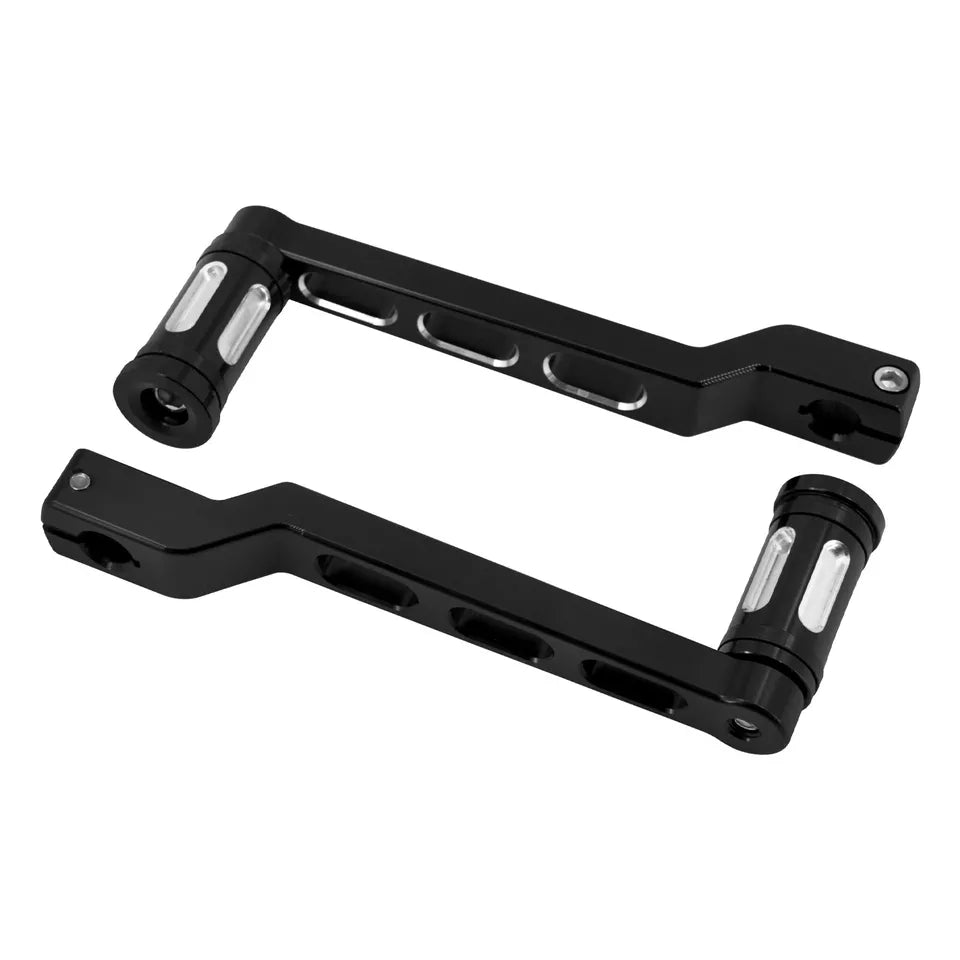 CNC Heel Toe Shift Lever Pegs Driver Passenger Flooboard Pedal Fit For Touring | HCmotorku