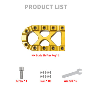 Gear Shifter Peg Brake Pegs MX Style Foot Pedal Fit For Harley | HCmotorku