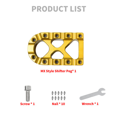Gear Shifter Peg Brake Pegs MX Style Foot Pedal Fit For Harley | HCmotorku