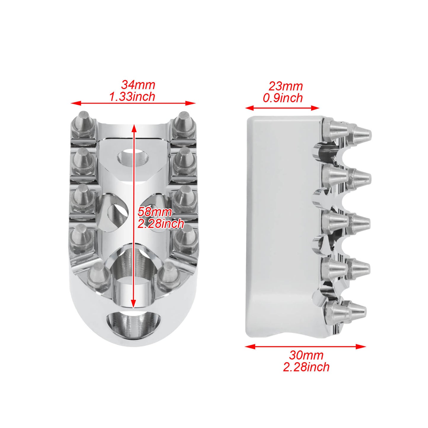 Gear Shifter Peg Brake Pegs MX Style Foot Pedal Fit For Harley | HCmotorku