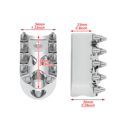 Gear Shifter Peg Brake Pegs MX Style Foot Pedal Fit For Harley | HCmotorku