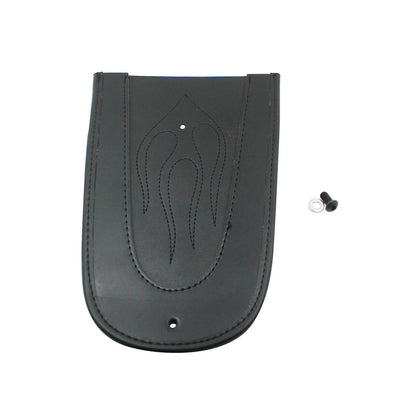 Rear Fender Bib PU Leather Flame For Harley Sportster Solo Seat XL 883 1200 | HCmotorku