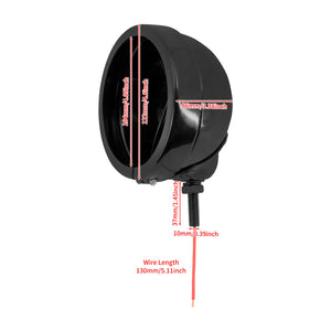 2x 4.5" LED Fog Light Housings Mount Bracket Black Fit Touring Softail Models | HCmotorku