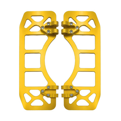 Passenger Floorboards Foot Pegs Gold For Harley Softail Touring 1986-2025 | HCmotorku