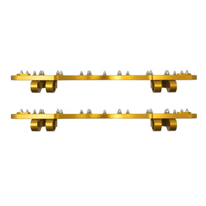 Passenger Floorboards Foot Pegs Gold For Harley Softail Touring 1986-2025 | HCmotorku
