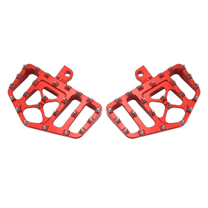 Passenger Floorboards Foot Pegs Red For Harley Softail Touring 1986-2025 | HCmotorku