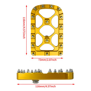 Mx Style Floorboards Shifter Pegs Brake Pedal Cover Kit Golden Fit For Harley Touring Softail | HCmotorku