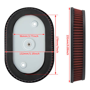 Air Filter Cleaner Intake Element Fit Harley 2018-UP Softail Touring Trike | HCmotorku