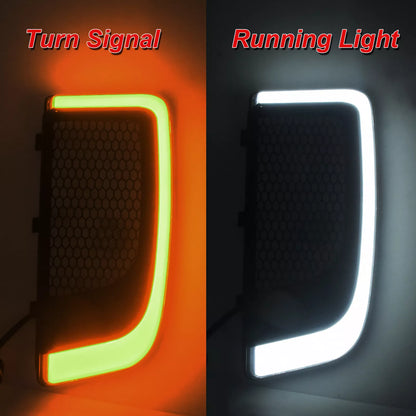 Fairing Lower Grill LED Turn Signal Light Running For Harley Touring 2014-2022 | HCmotorku