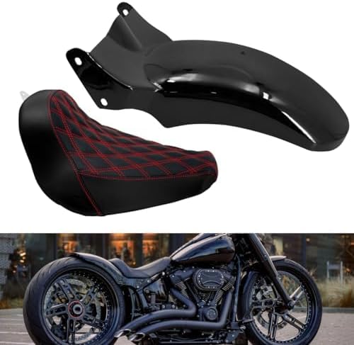 Rear Fender Seat Tail Turn Signal Brake Light Kit Red For Harley Softail Fat Boy 2018-2023 | HCmotorku