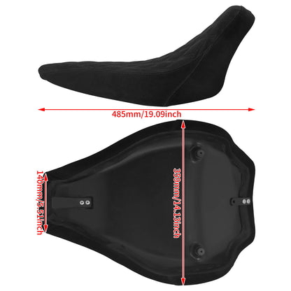 Suede Diamond Driver Seat For Harley Softail Breakout Rocker 2008-2017 | HCmotorku