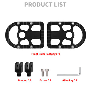 PE017901 HCmotorku Black Footpegs Footboards for Harley Softail  street bob package included