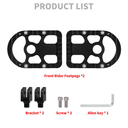 PE017901 HCmotorku Black Rider Footpegs Footboards for Harley Softail  street bob package included