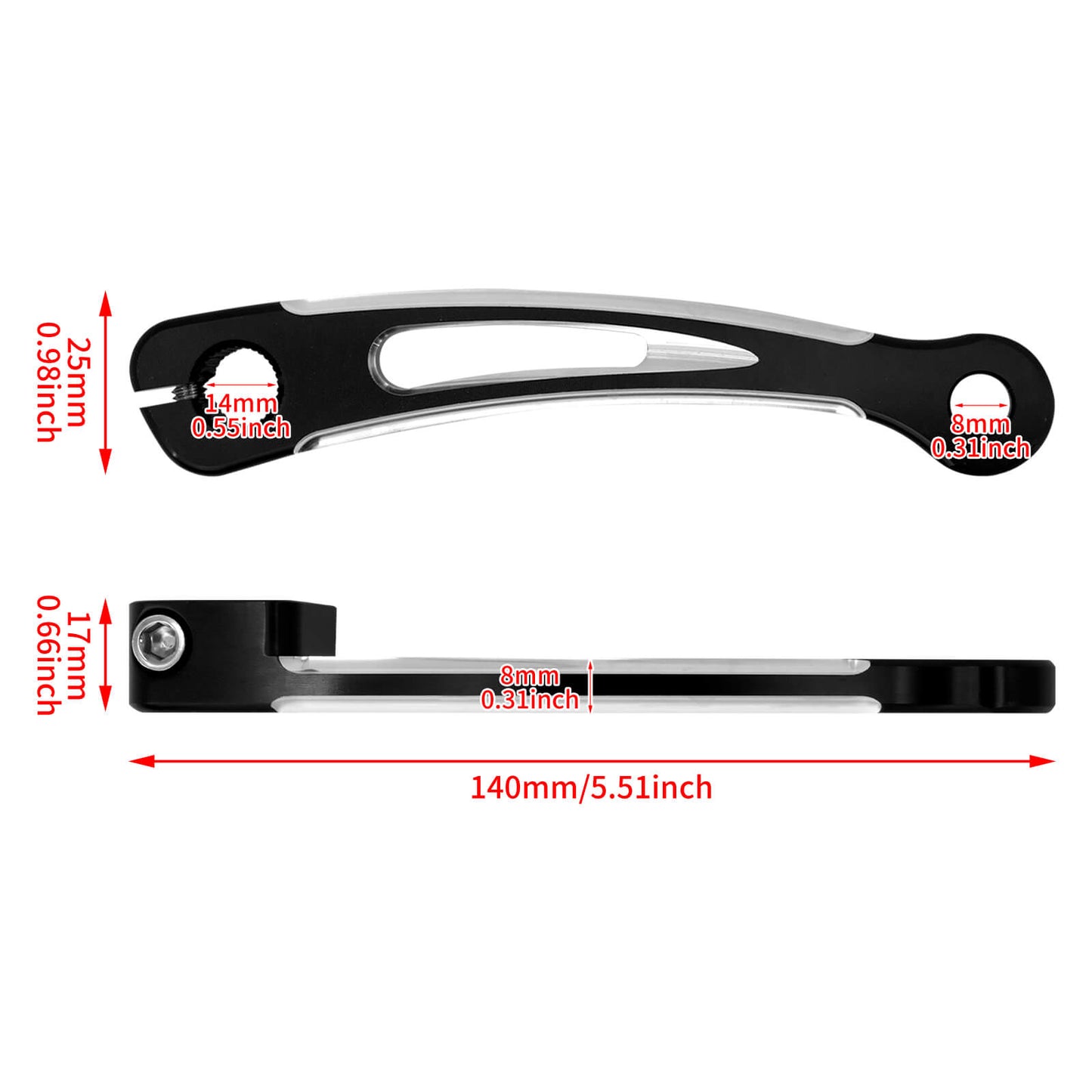 Driver Passenger Floorboards Shift Lever Brake Arm Shifter For FLH 2014 | HCmotorku