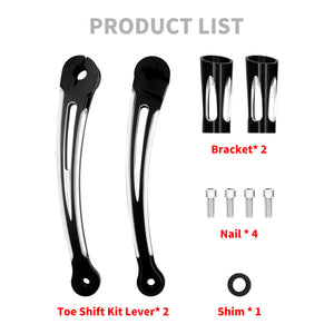 Driver Passenger Floorboards Shift Lever Brake Arm Shifter For FLH 2014 | HCmotorku