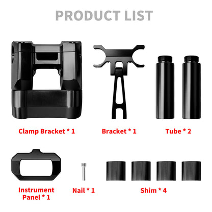 IN000101 HCmotorku Black 8” Handlebar Riser with Speedmeter Instrument Panel for Harley Softail ‘18-’24 Street Bob Low Rider Prduct List