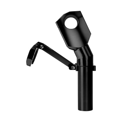 IN000101 HCmotorku Black 8” Handlebar Riser with Speedmeter Instrument Panel for Harley Softail ‘18-’24 Street Bob Low Rider