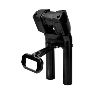 IN000104 HCmotorku Black 10” Handlebar Riser with Speedmeter Instrument Panel for Harley Softail ‘18-’24 Street Bob Low Rider