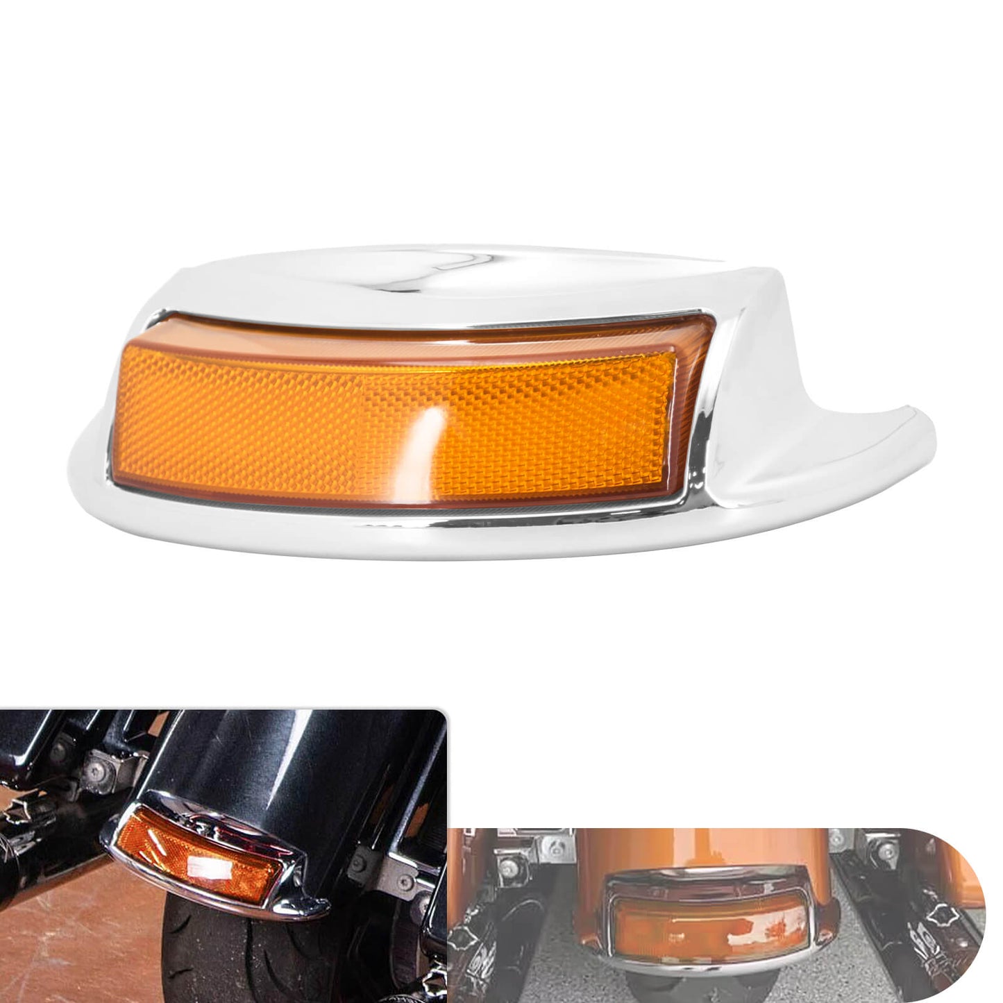 LED Rear Fender Tip Lights for Harley Touring Models | HCmotorku